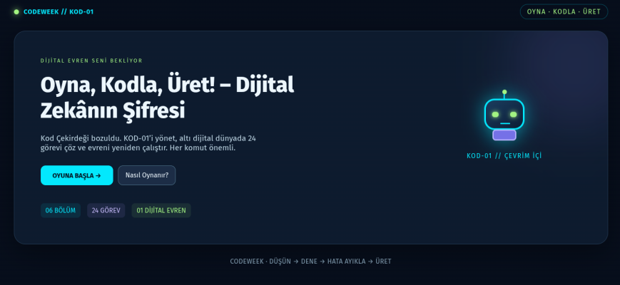 Dijital Zekanın Şifresi – Mantık ve Kodlama Macerası